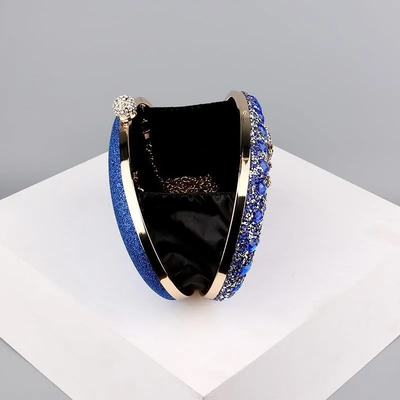 Diamond Women Luxury Clutch Evening Bag Wedding Crystal Ladies Cell Phone Pocket Purse Female Wallet for Party Quality Gift