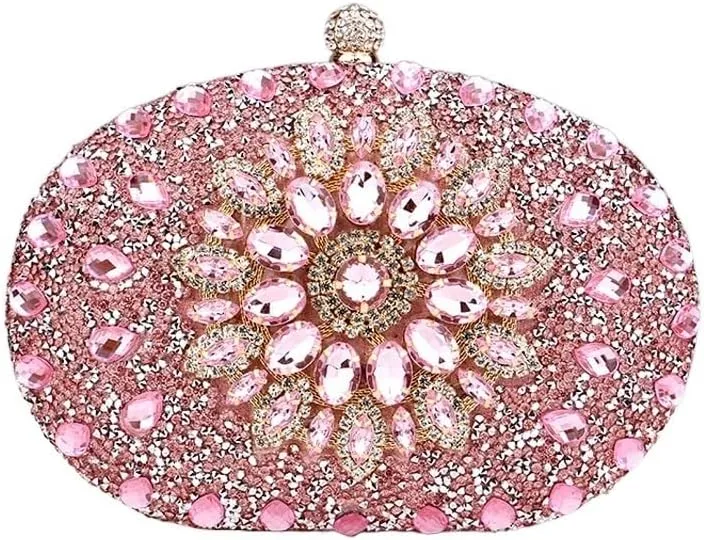 Diamond Women Luxury Clutch Evening Bag Wedding Crystal Ladies Cell Phone Pocket Purse Female Wallet For Party