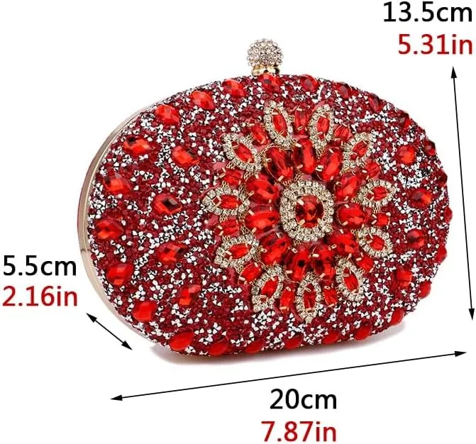Diamond Women Luxury Clutch Evening Bag Wedding Crystal Ladies Cell Phone Pocket Purse Female Wallet For Party