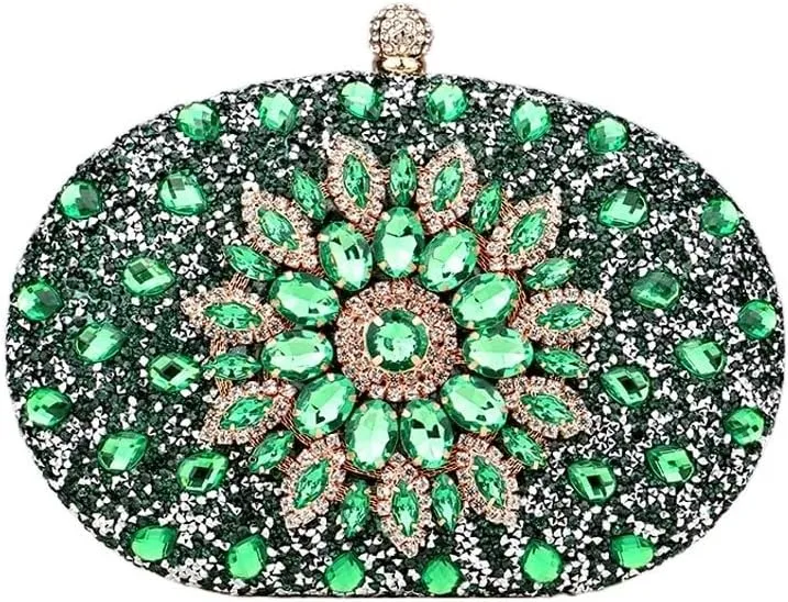 Diamond Women Luxury Clutch Evening Bag Wedding Crystal Ladies Cell Phone Pocket Purse Female Wallet For Party