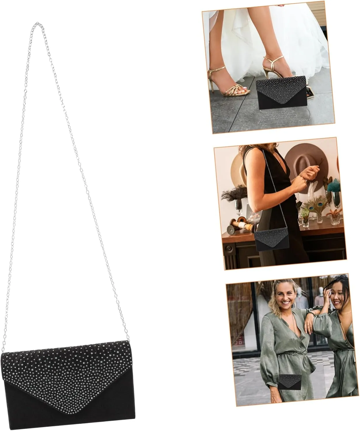 Dinner Bag Evening Purses Evening Clutch Envelope Purse Clutch Bags for Women Wedding Clutches and