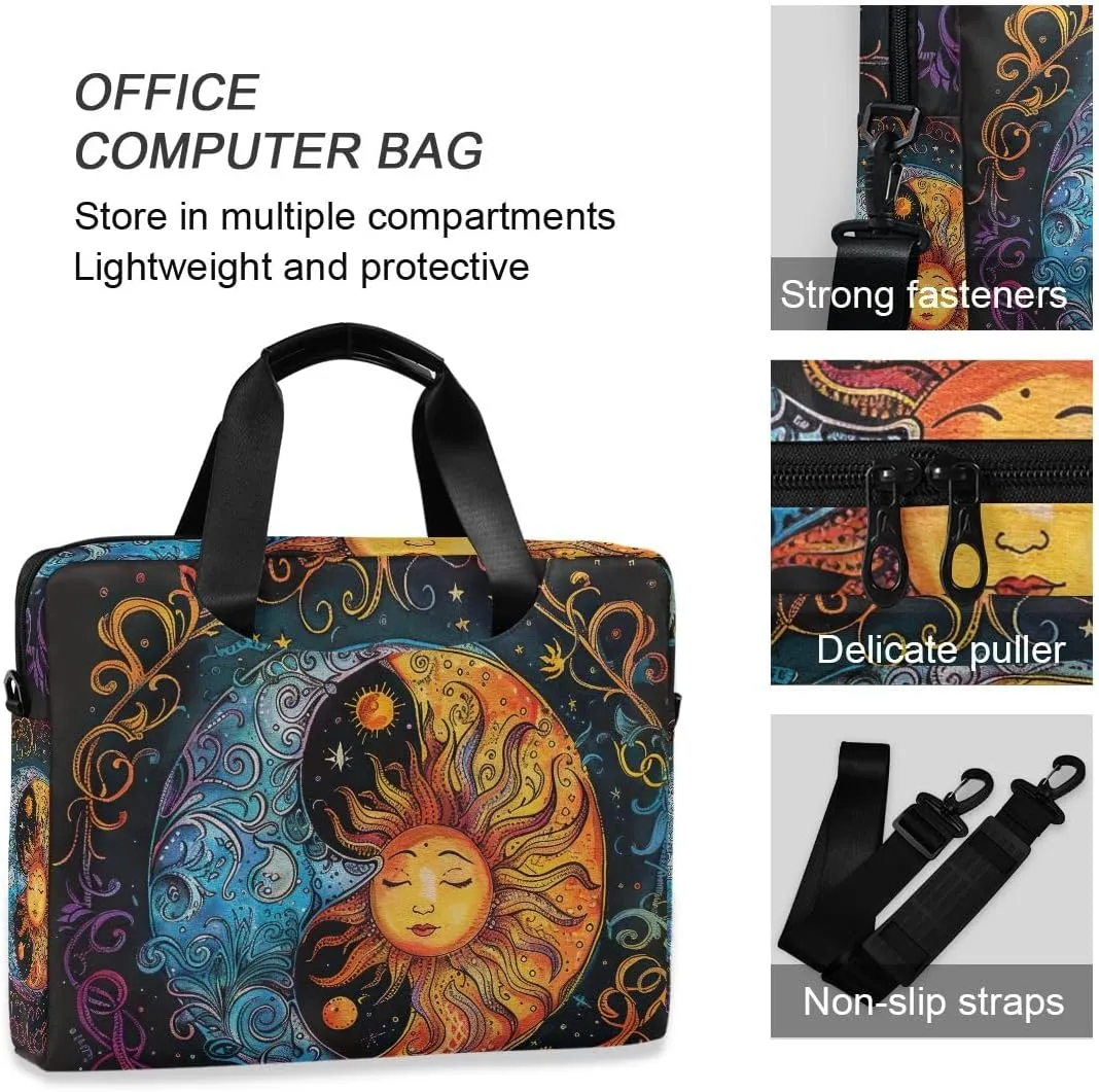 Dinosaur Blue 15.6 Inch Laptop Computer Shoulder Messenger Bag Tablet Carrying Case