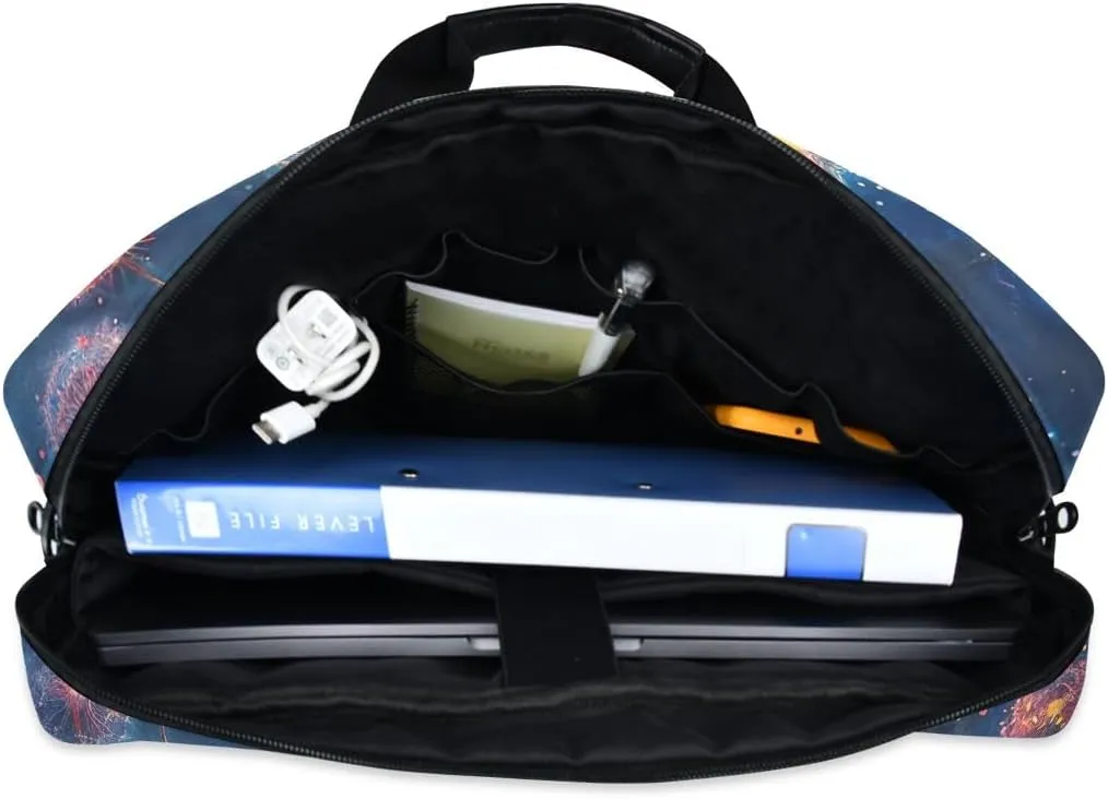 Dinosaur Blue 15.6 Inch Laptop Computer Shoulder Messenger Bag Tablet Carrying Case