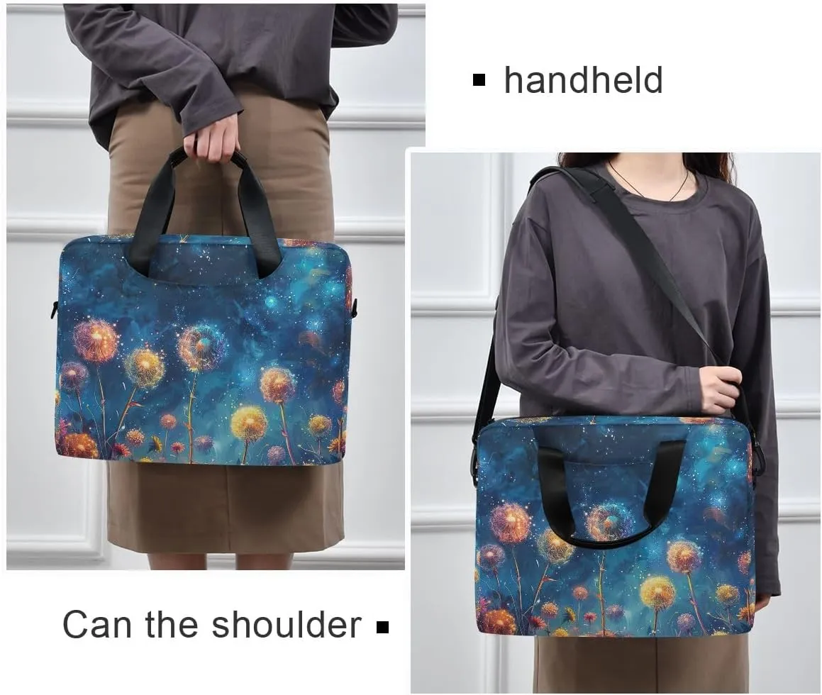 Dinosaur Blue 15.6 Inch Laptop Computer Shoulder Messenger Bag Tablet Carrying Case