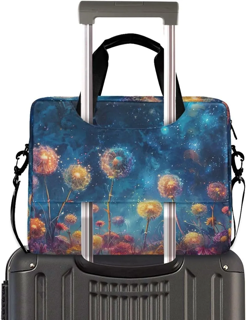 Dinosaur Blue 15.6 Inch Laptop Computer Shoulder Messenger Bag Tablet Carrying Case