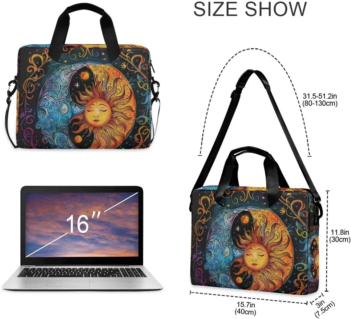 Dinosaur Blue 15.6 Inch Laptop Computer Shoulder Messenger Bag Tablet Carrying Case
