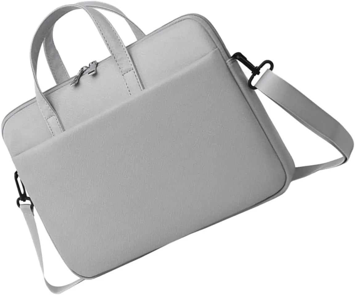 DOITOOL Waterproof Laptop Bag Stylish Tablet Case for Women Pu Leather Business Carrying Bag Compact Notebook Pouch