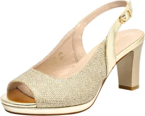 DREAM PAIRS Womens Sexy High Chunky Heels Peep Toe Platform Block Slingback Dress Pumps Shoes