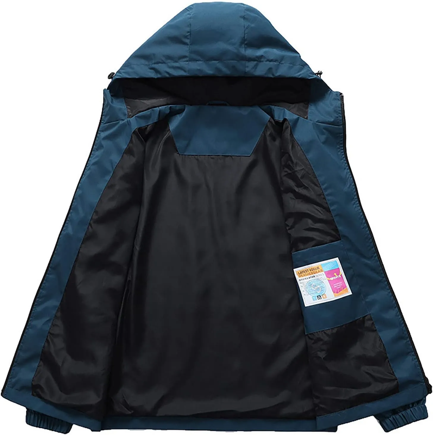 DuDubaby Mens Windbreak Quick Drying Coat Long Sleeve Hooded Sweatshirt Tops Blouse Mountaineering Jacket