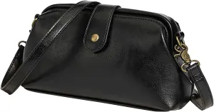 Elegant Purses for Women Cute Hobo Tote Handbags Mini Clutch Purses with Zipper Closure Travel Bag with Zipper(Black)