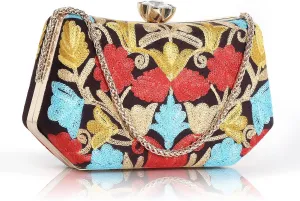Embroidery Wedding/Party Bridal Type Sling/Clutch Bag