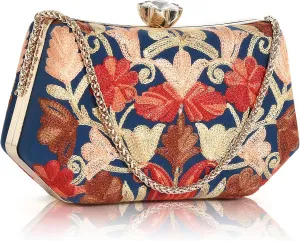 Embroidery Wedding/Party Bridal Type Sling/Clutch Bag