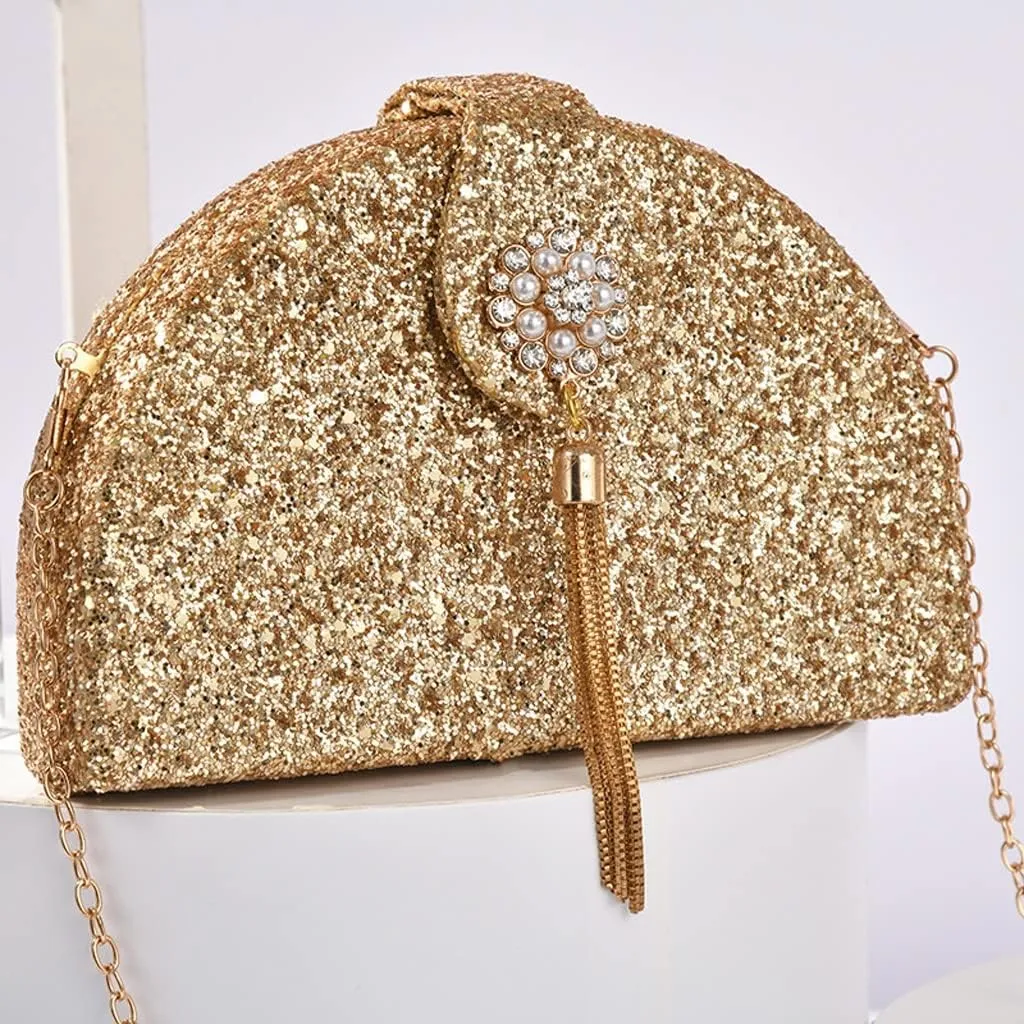 Evening Clutch Bags Leather Wedding Shoulder Bags Chain Party Dinner Chain Bags Banquet Wallets