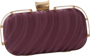 Evening HandbagElegant Ripples Pattern Clutches Bag for Women Evening Handbag Purse with Chain Strap for Parties and Event