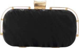 Evening HandbagElegant Ripples Pattern Clutches Bag for Women Evening Handbag Purse with Chain Strap for Parties and Event