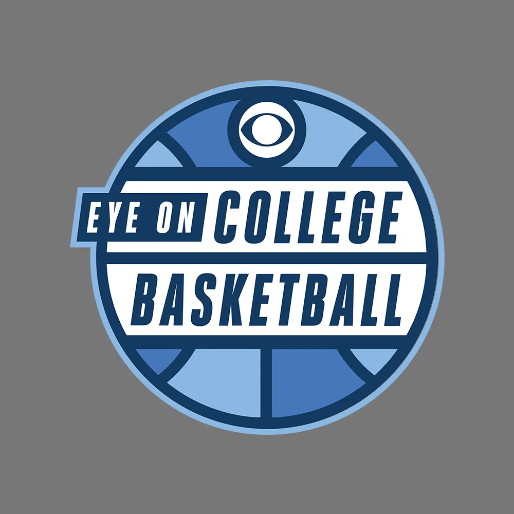 Eye on College Basketball Podcast Logo Embroidered Flat Bill Hat