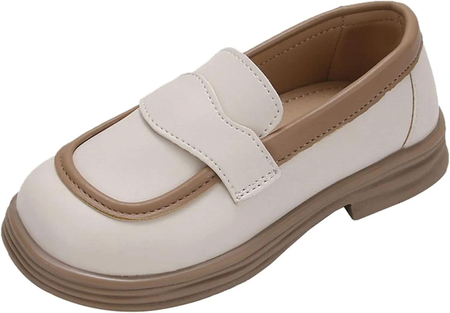 Girls School Mary Jane Shoes Chunky Heel Platform Slip On Fashion Casual Walking Shoes for Little Child 2t Girl Shoes