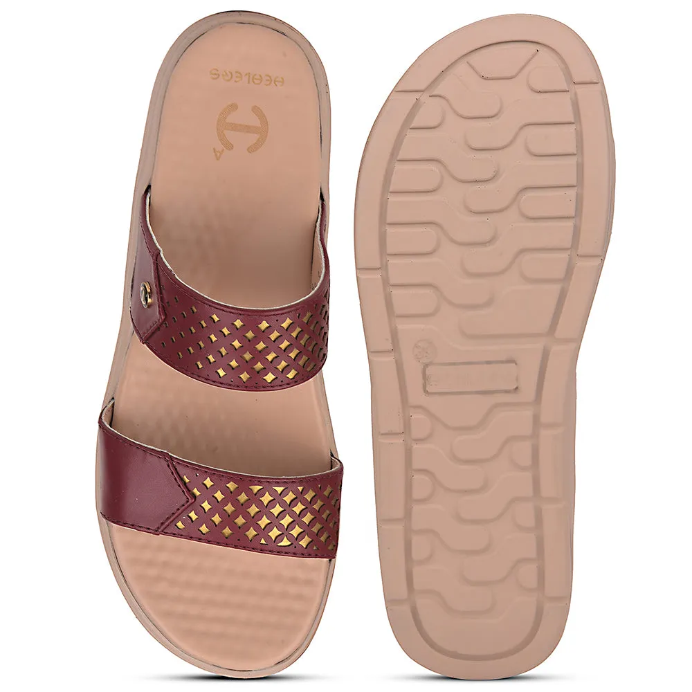 Healers Cherry Casual Slipper For Women SOFTER-7W By Liberty