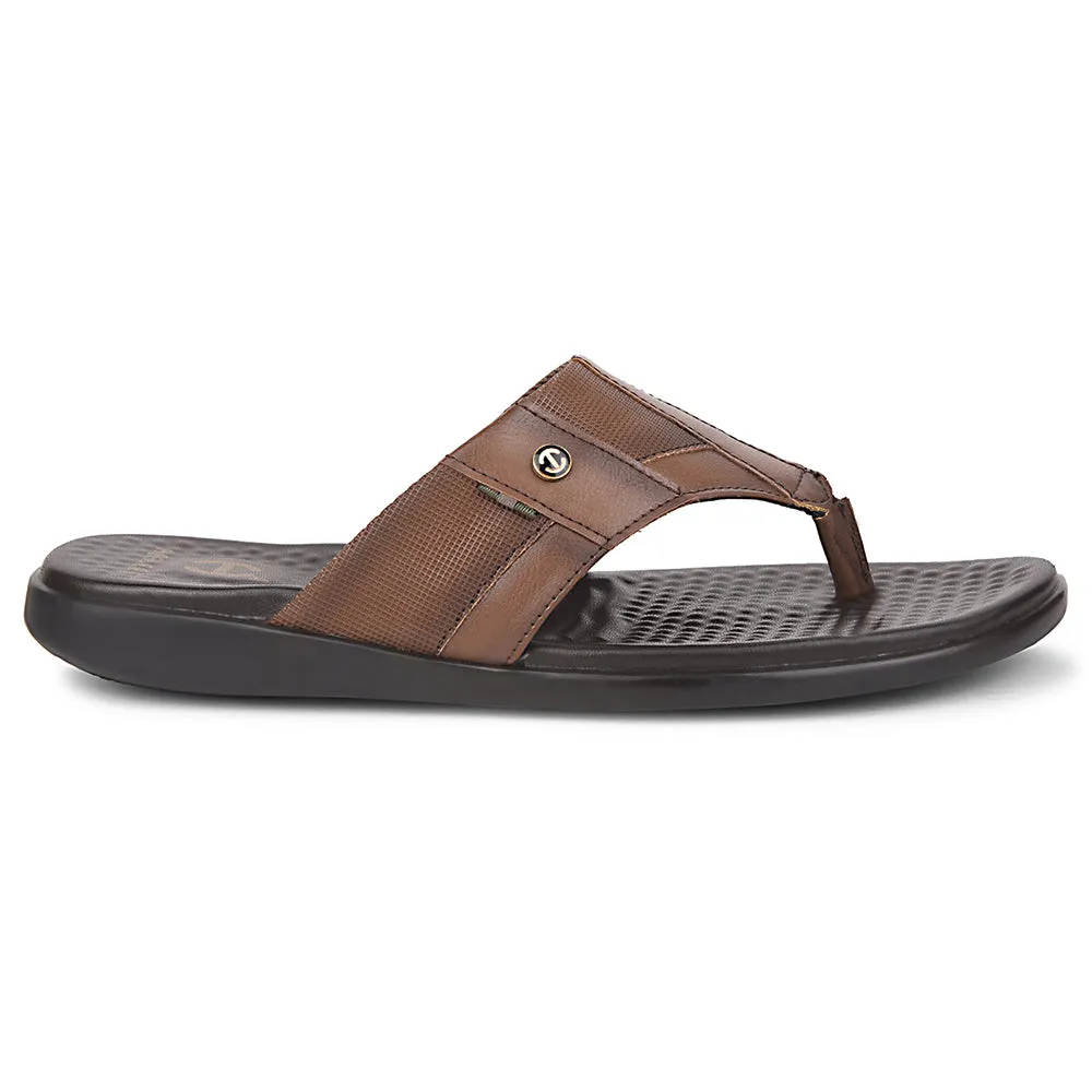 Healers Tan Casual Slipper For Men SOFTER-2 By Liberty