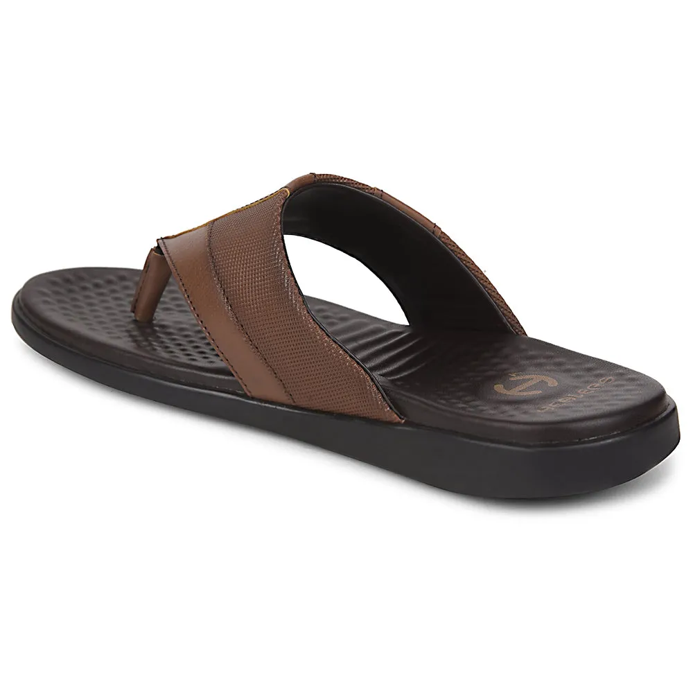 Healers Tan Casual Slipper For Men SOFTER-2 By Liberty