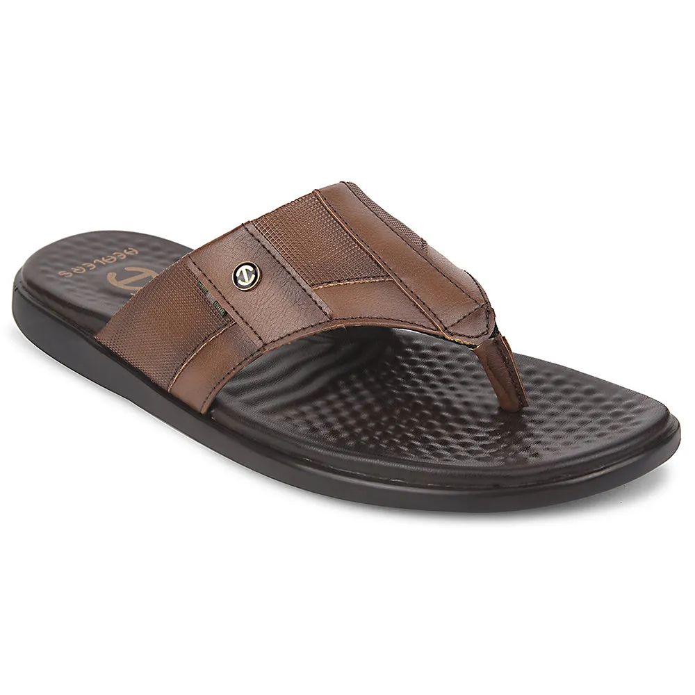 Healers Tan Casual Slipper For Men SOFTER-2 By Liberty