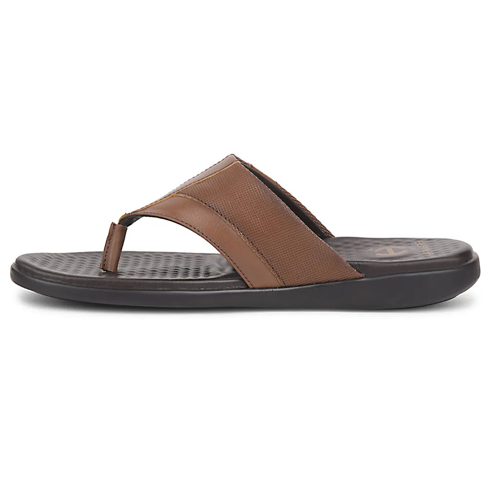 Healers Tan Casual Slipper For Men SOFTER-2 By Liberty