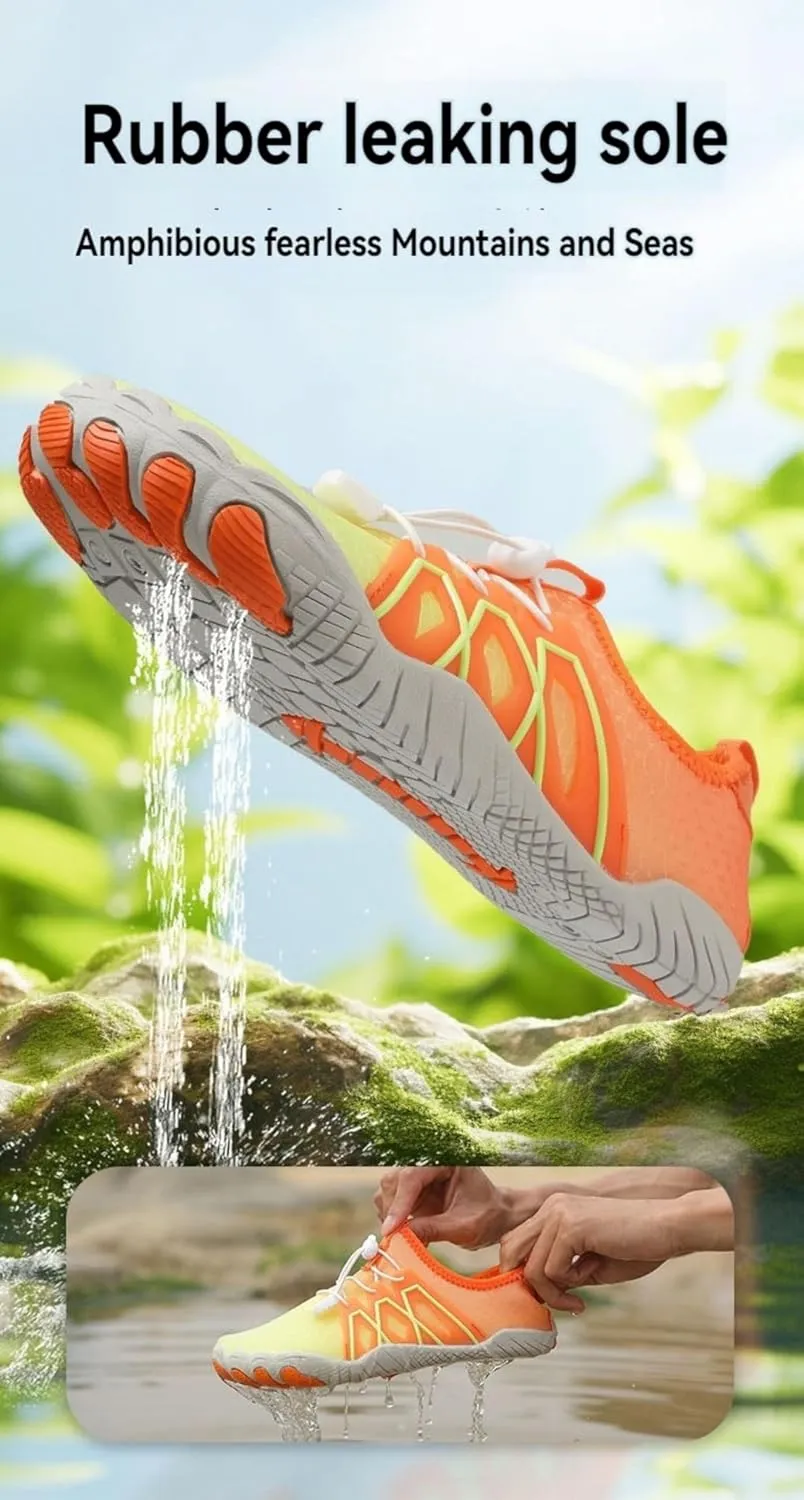 Hike Barefoot Shoes for Women Men Footwear Barefoot Shoes Waterproof Trail Running Healthy & Non-Slip Hiking Shoes Wide Toe Box