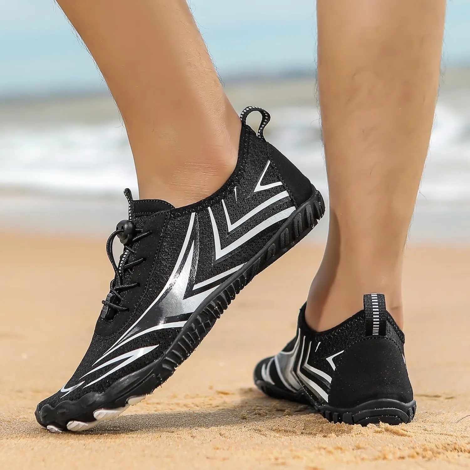 Hike Barefoot Shoes Women Men Non-Slip Healthy Footwear Barefoot Shoes Womens Wide Toe Box Hiking Shoes Breathable Fashion Trail Rnning Surf Beach Shoes