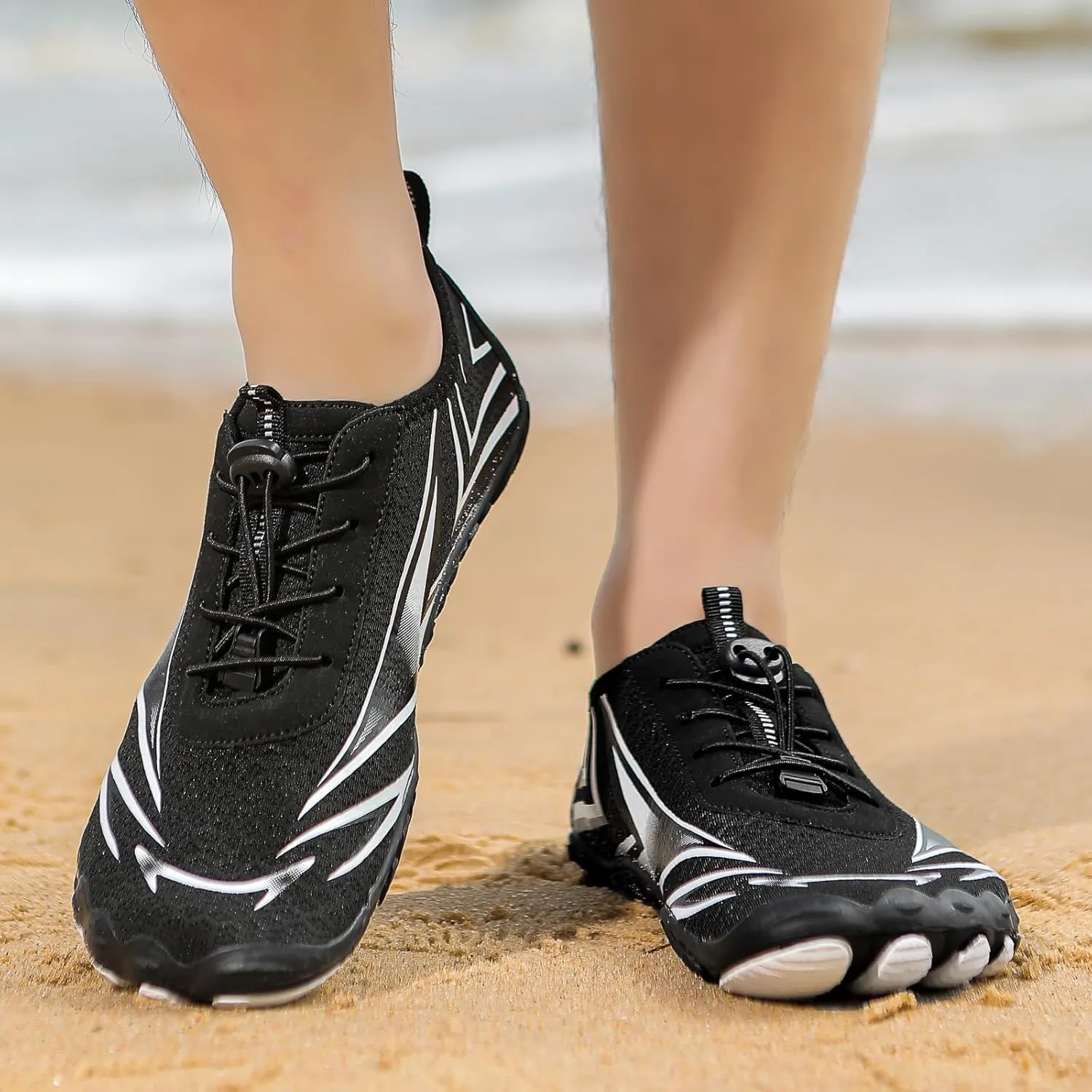 Hike Barefoot Shoes Women Men Non-Slip Healthy Footwear Barefoot Shoes Womens Wide Toe Box Hiking Shoes Breathable Fashion Trail Rnning Surf Beach Shoes