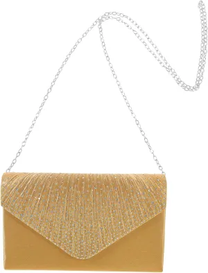 Homoyoyo Spacious Envelope Handbag Wedding Clutch Bag for Women Party Purse Evening Purse Bridal Tote Fashionable
