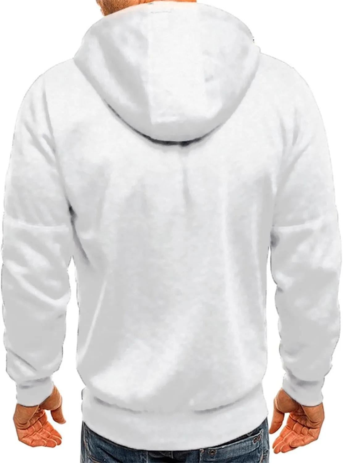 Hoodies Men's Spring And Autumn Long Sleeve Half Zip Hoodie Hooded Sweatshirt Top Sportswear Men's Pullover Club