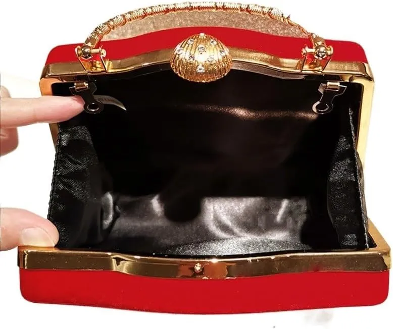HUFFA Diamond Sun Flowers Evening Bags Luxury Clutches Evening Wedding Bag Bridal Shoulder Handbag Wristlets Clutch (Color : Black, Size : 18CMX13CMX5CM)