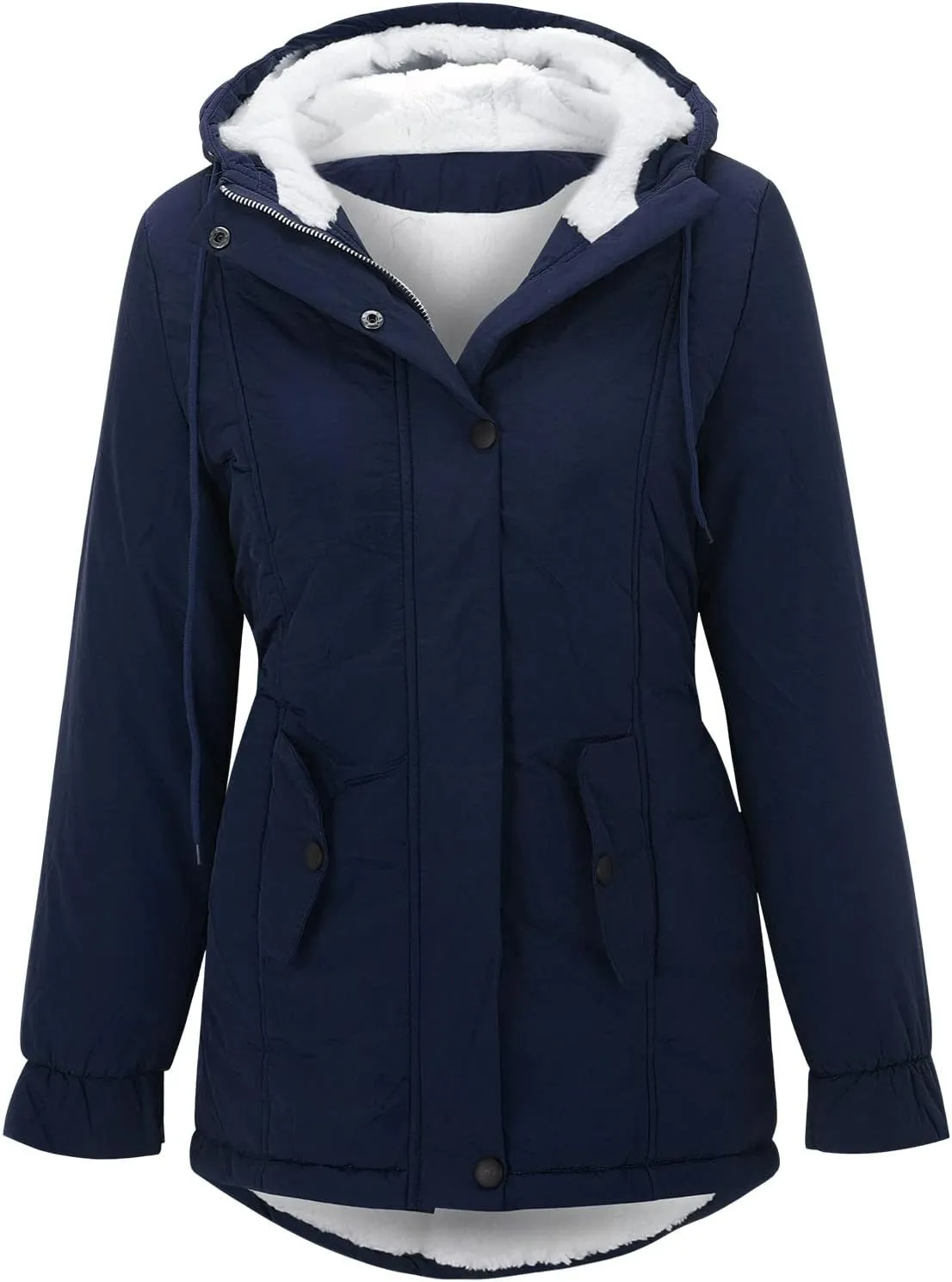 Jackets For Women Trendy Lined Thick Women's Trench Warm Winter ' Hooded Overcoat Coat Bed Jackets For Elderly