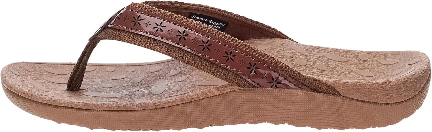 Joomra Women's Flip Flops Arch Support Orthotic Toe Post Thong Sandals