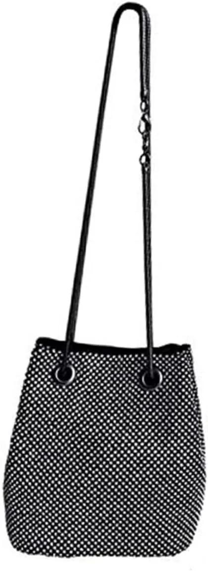 KESYOO Rhinestone Clutches Bag Crossbody Bag Sequins Ideal for Parties Weddings