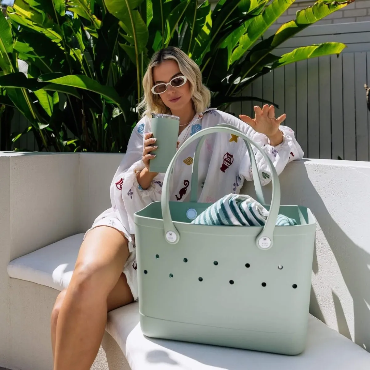 Kove & Co Maxi Tribe Bag (Sea Glass)