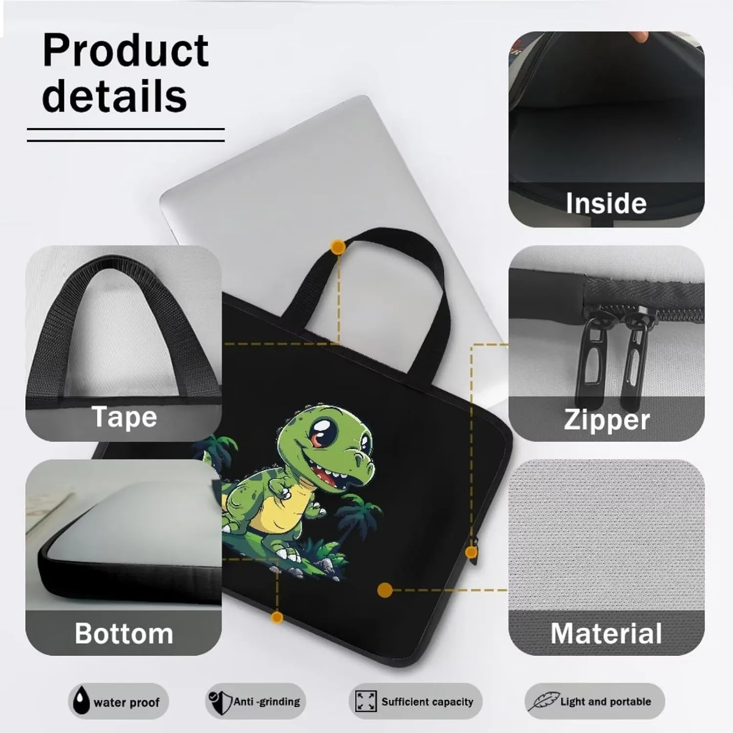 Laptop Bag Women Laptop Tote Bag Computer Bag Notebook Tablet Messenger Handbag