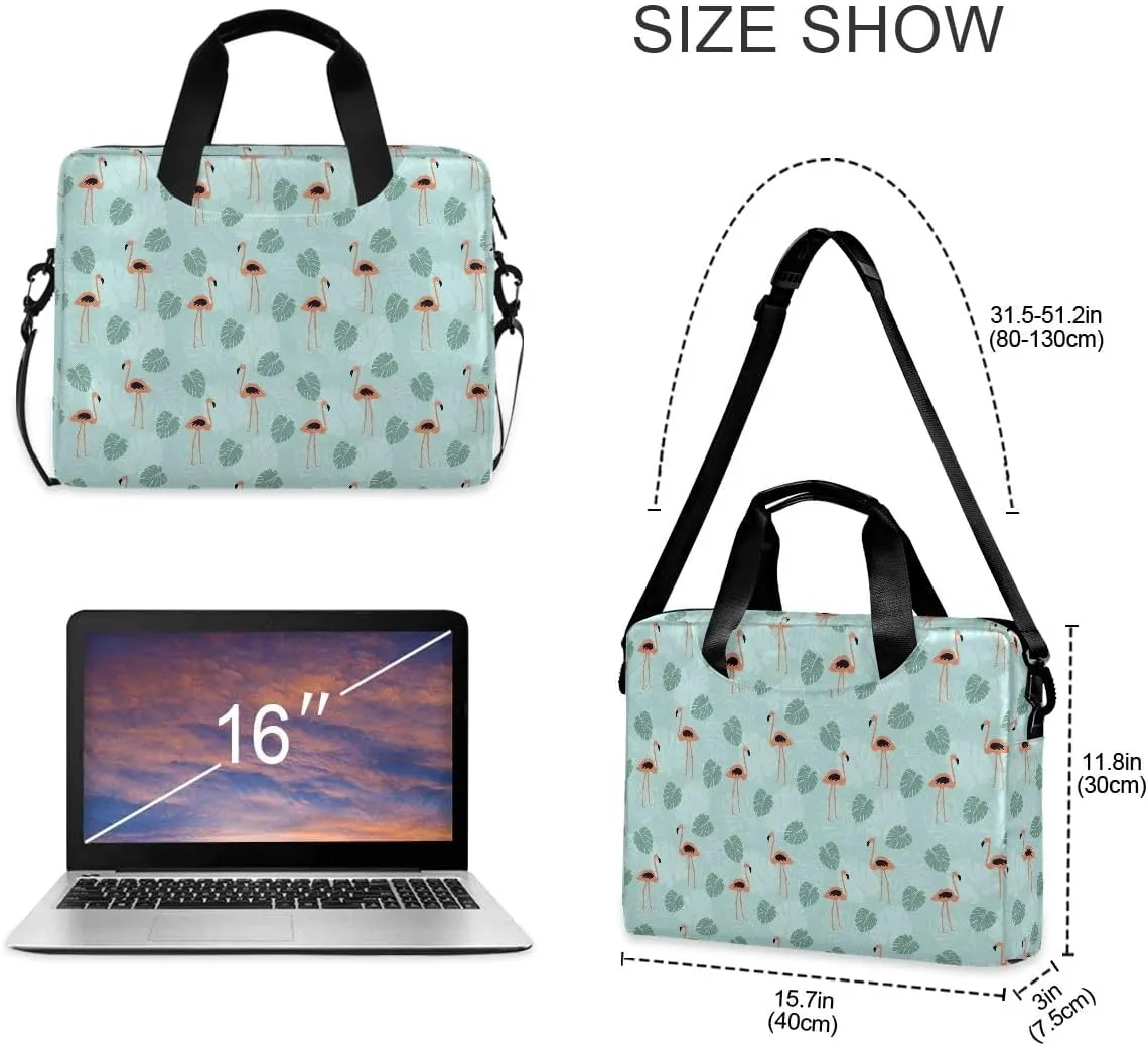 Laptop Shoulder Bag 15.6 Inch Laptop Tablet Sleek Messenger Bag Business Casual