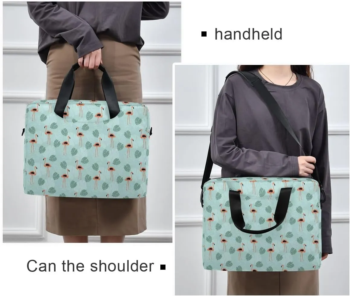 Laptop Shoulder Bag 15.6 Inch Laptop Tablet Sleek Messenger Bag Business Casual