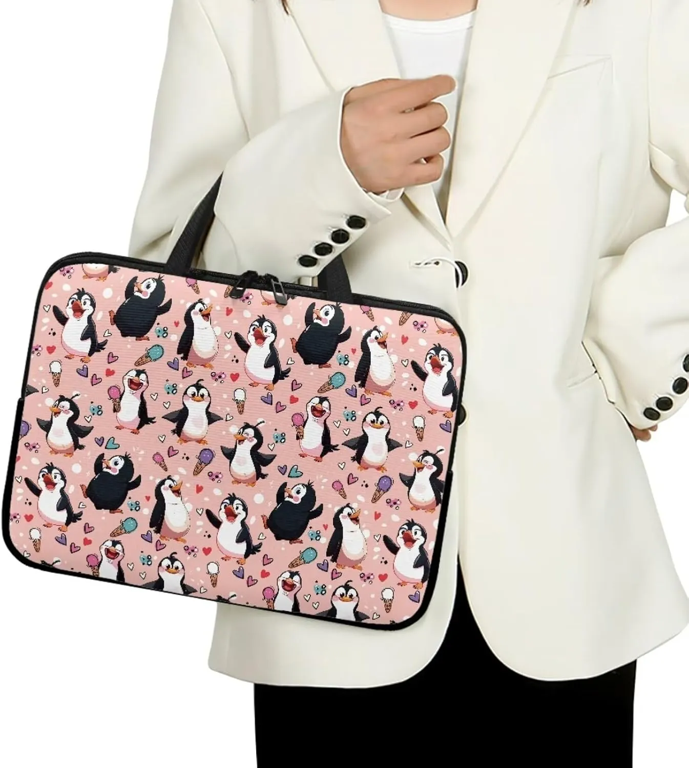 Laptop Sleeve with Handle, Laptop Cover Tote Bags Tablet Carrying Case