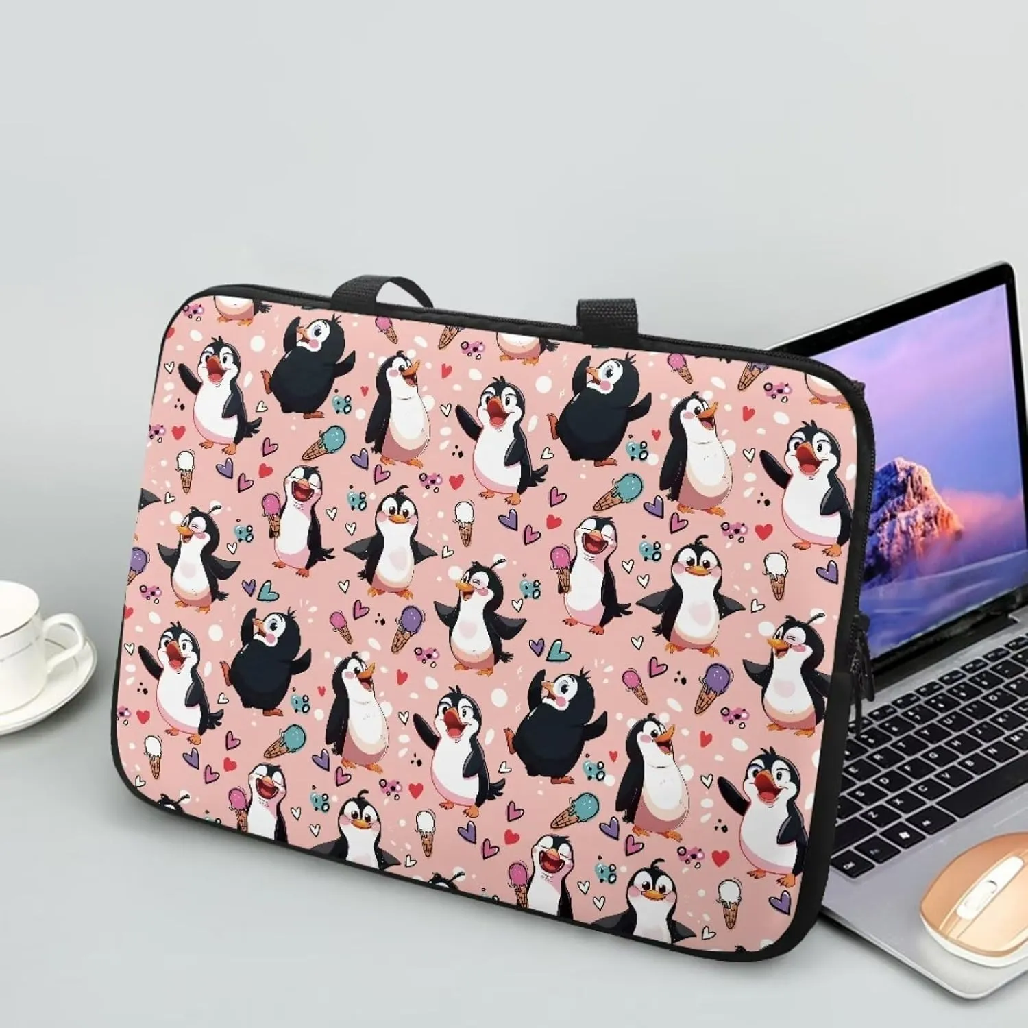 Laptop Sleeve with Handle, Laptop Cover Tote Bags Tablet Carrying Case