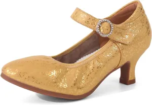 Latin Ballroom Dance Shoes Women Character Dancing Heels,Model JYNMD