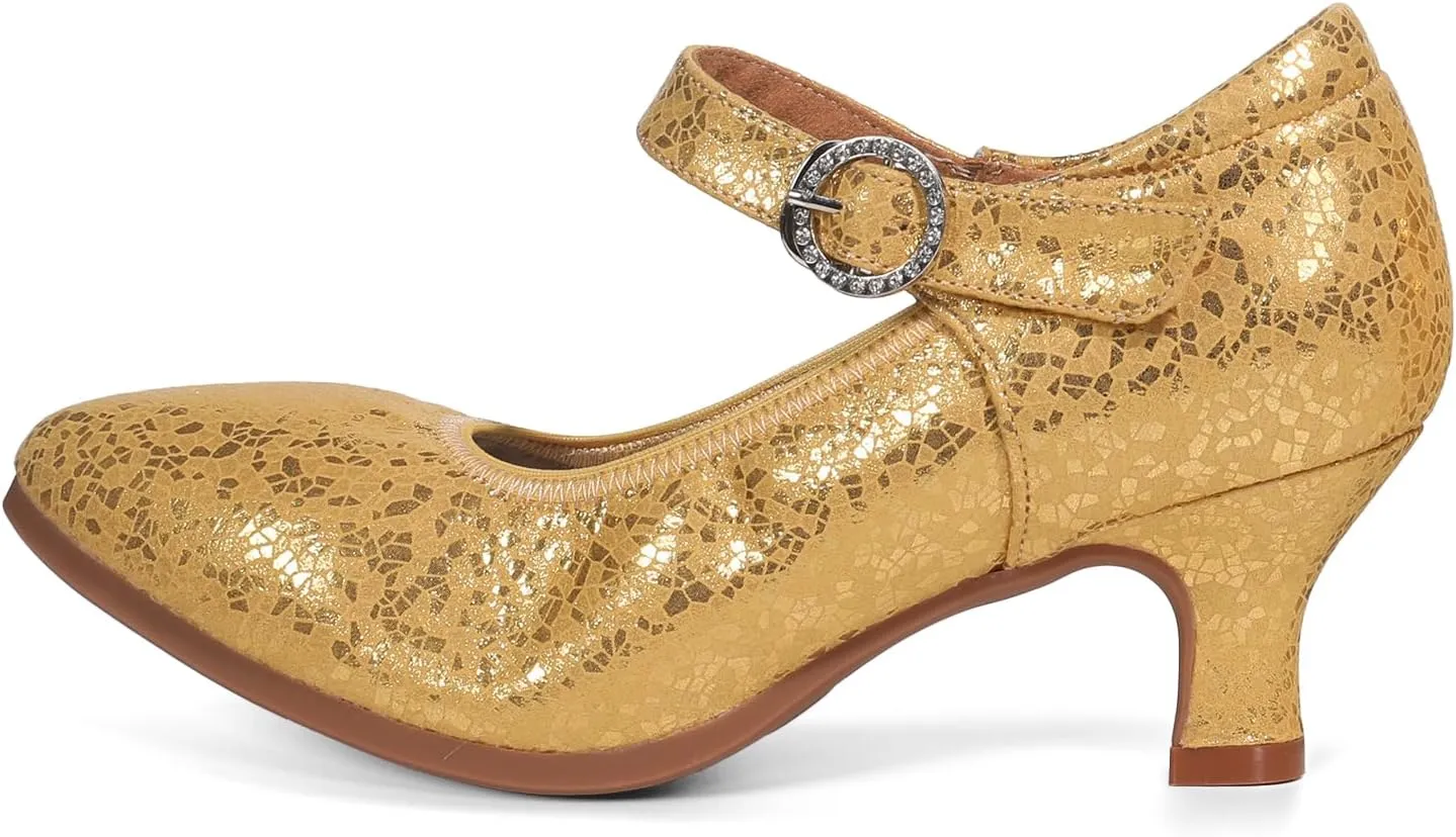 Latin Ballroom Dance Shoes Women Character Dancing Heels,Model JYNMD