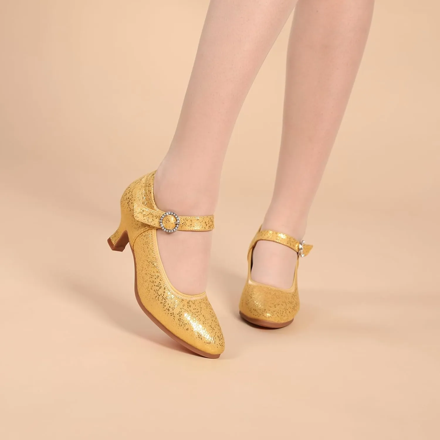 Latin Ballroom Dance Shoes Women Character Dancing Heels,Model JYNMD