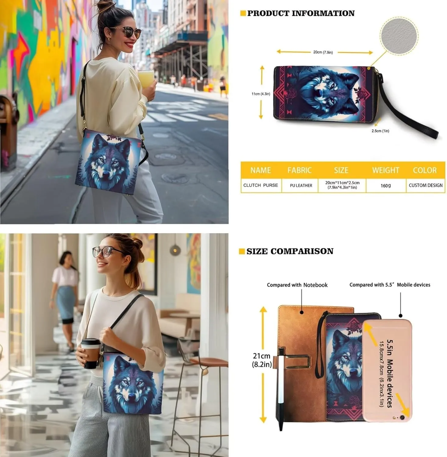 Leather Purses for Women Crossbody Purse Set Large Satchel Purse Bucket Tote Bag with PU Wallet