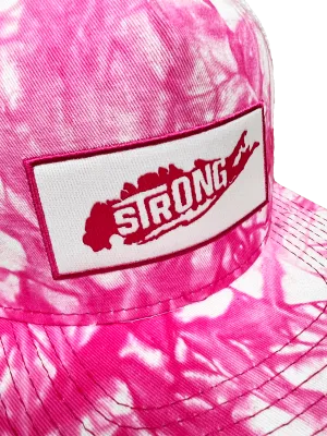 Long Island Strong Hot Pink Tie Dye Snapback