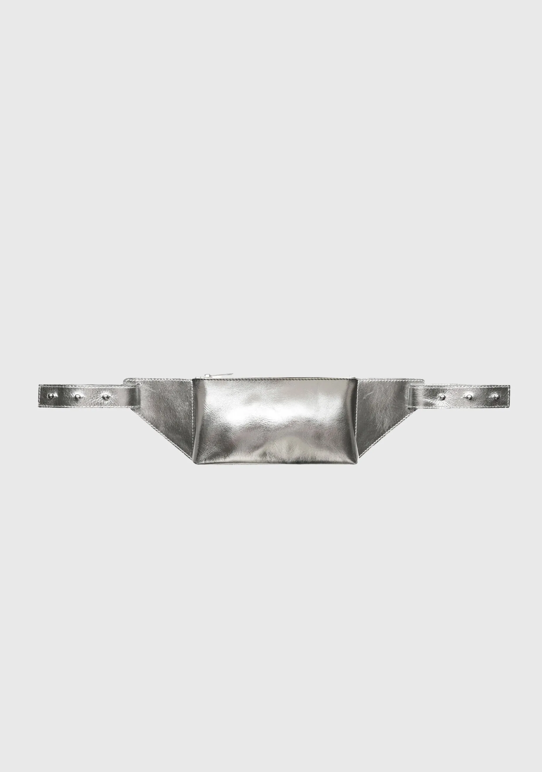 Luna Leather Bag_Silver