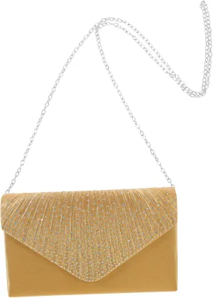 Luxury Polyester Envelope Bag Small Wedding Dress Evening Clutch for Women