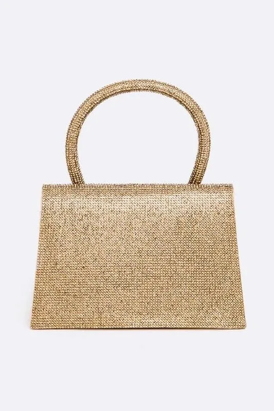 Luxury Rhinestone Convertible Top Handle Clutch Bag Womens Evening Handbag for brides, bridesmaids,Weddings, Cocktail