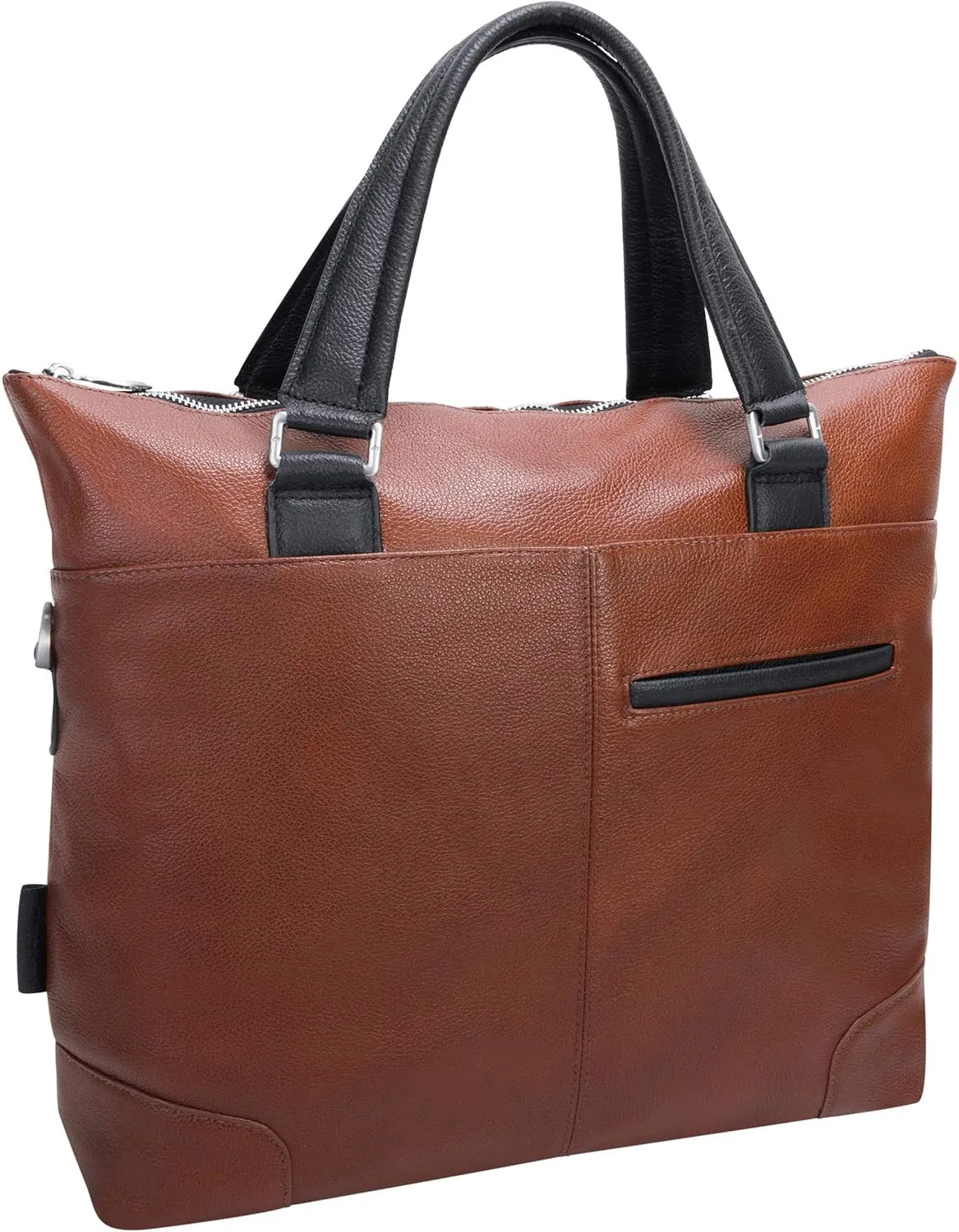 McKlein 15" Leather, Two-Tone, Laptop & Tablet Briefcase- EASTWARD